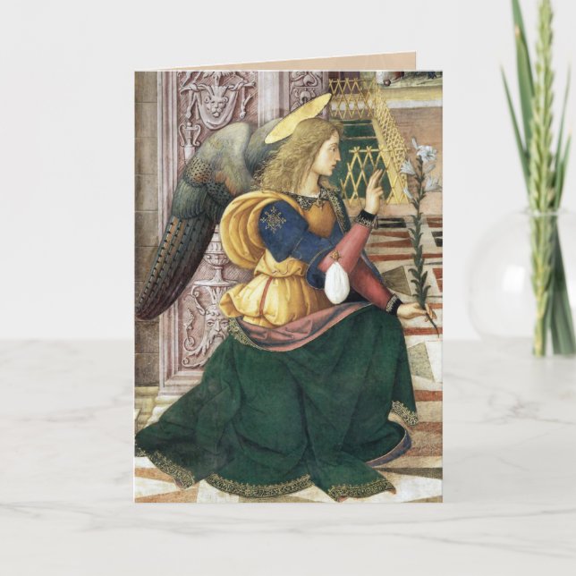 Cartes de Noël d'ange de la Renaissance (Devant)