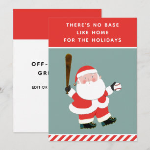 Cartes de Noël de baseball