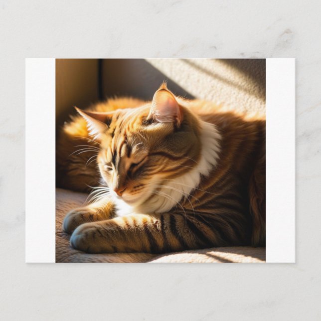 cartes de Noël de chat timbres 2025 (Devant)
