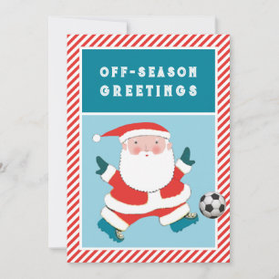 Cartes de Noël de football