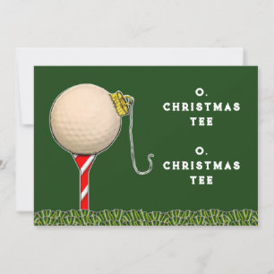 Cartes de Noël de golf
