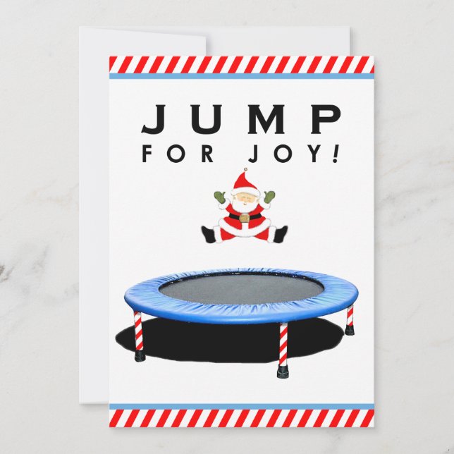 Cartes de Noël de gymnastique (Devant)