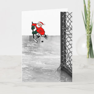 Cartes de Noël de hockey