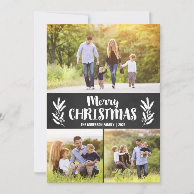 Cartes de Noël de la Branche du tableau de bord Tr (Devant)