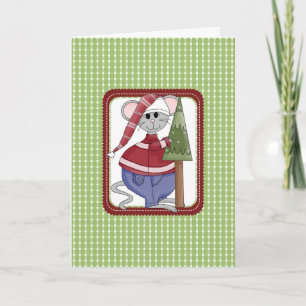 Cartes de Noël de la souris