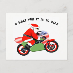 cartes de Noël de motocross