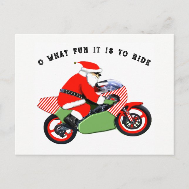 cartes de Noël de motocross (Devant)