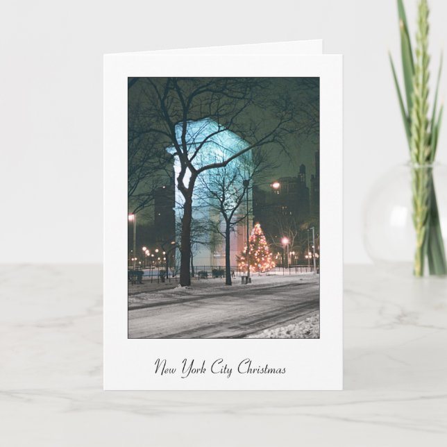 Cartes de Noël de New York City (Devant)