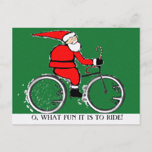 Cartes De Vœux Humour Cycliste Zazzle Ca