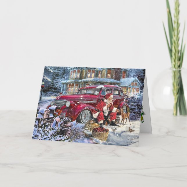 Cartes de Noël de studios de Rod de rat 3 (Devant)