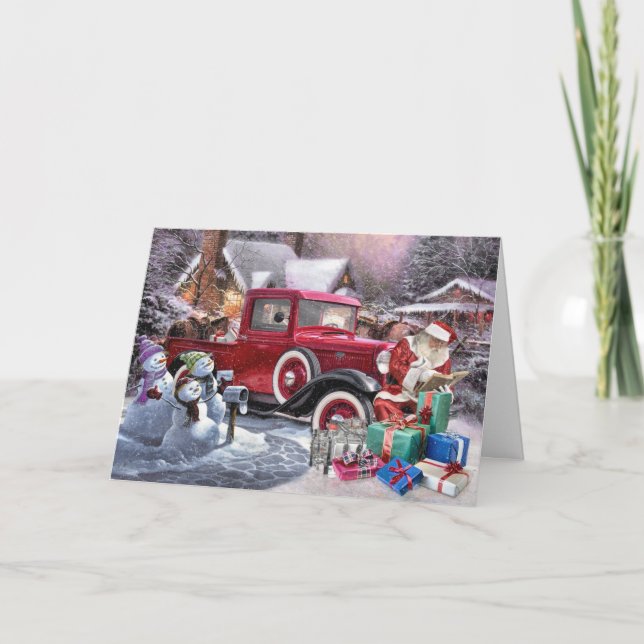 Cartes de Noël de studios de Rod de rat 6 (Devant)