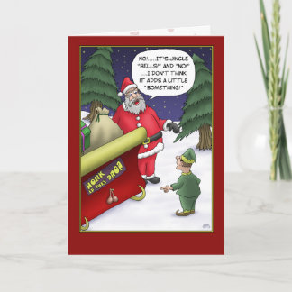 Cartes de Noël drôles : Tintement ce qui ?