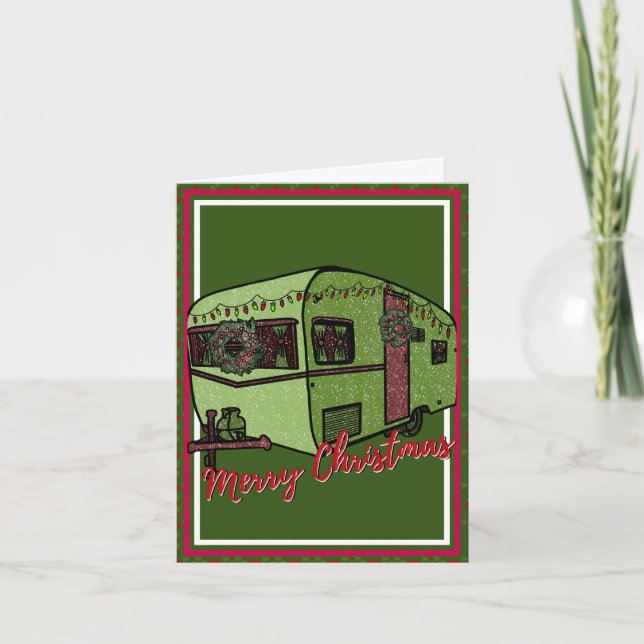 Cartes de Noël du Camping de Noël (Devant)