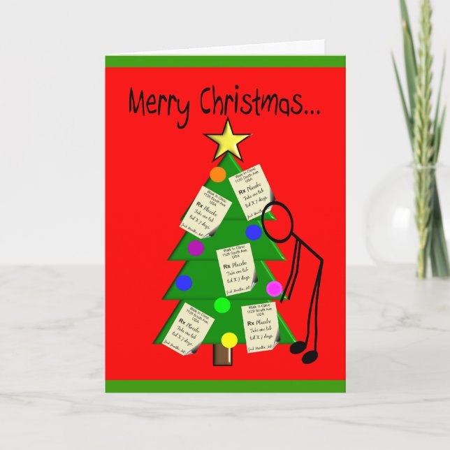 Cartes de Noël du pharmacien (Devant)