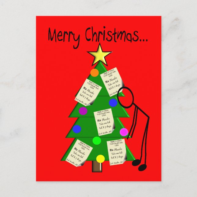 Cartes de Noël du pharmacien (Devant)
