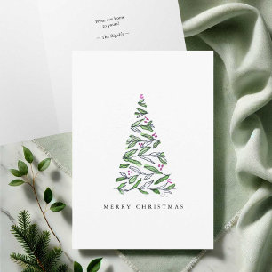 Cartes de Noël en aquarelle artistique