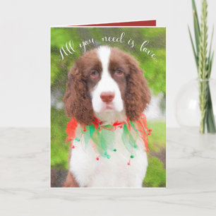 Cartes de Noël en espagnol Springer anglais