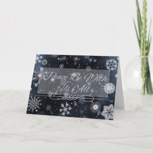 Cartes de Noël flocons de neige