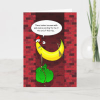 Cartes de Noël Funny Banana | Salutation de vacanc