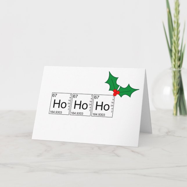 Cartes de Noël - Ho Ho Ho (Devant)