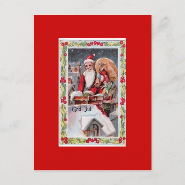Cartes de Noel Holiday Postcard (Front)