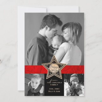 Cartes de Noël Joyeuses et brillantes