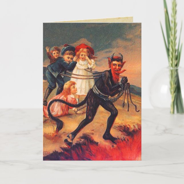 Cartes de Noël Krampus (Devant)