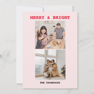 Cartes de Noël lumineuses modernes