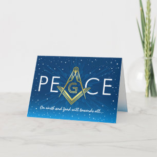 Cartes de Noël maçonniques   Vacances franc-maçonn