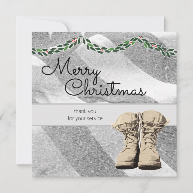 Cartes de Noël militaires américaines (Devant)