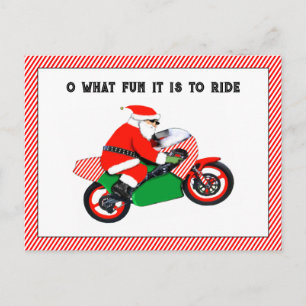 cartes de Noël moto