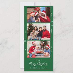 Cartes de Noël ou de Fêtes Multi Photo Rétro Films
