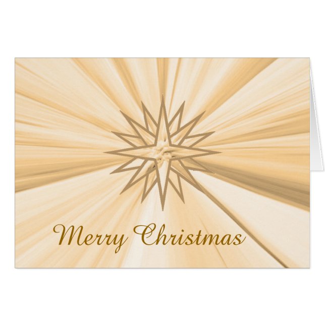 Cartes de Noël par l'étoile de Janz (Devant horizontal)