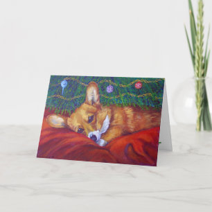 Cartes de Noël Pembroke Welsh Corgi