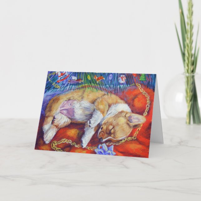 Cartes de Noël Pembroke Welsh Corgi (Devant)