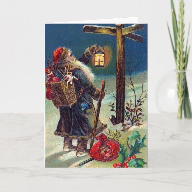 Cartes de Noël Père Noël (Devant)