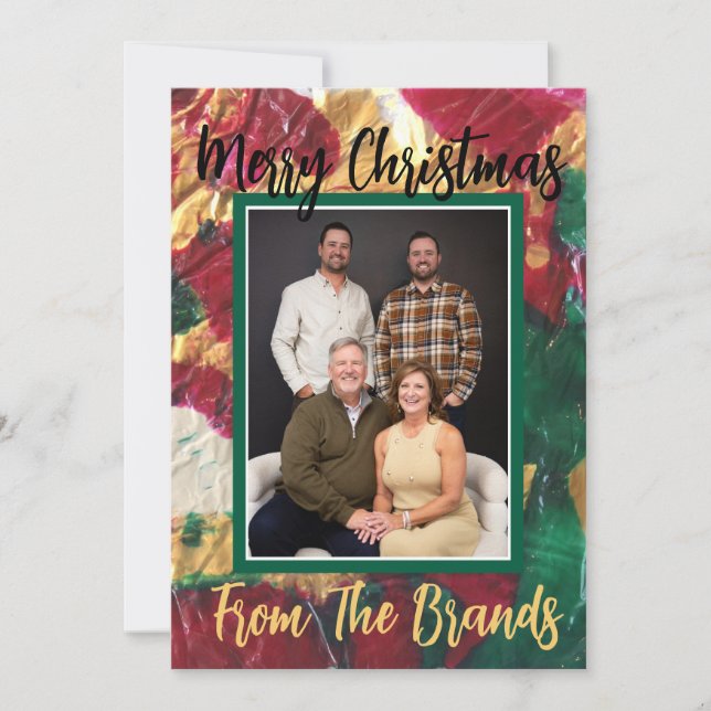 Cartes de Noël personnalisables (Devant)