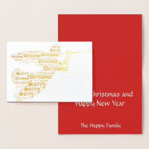 Cartes de Noël personnalisables - Ange - Huile d'o