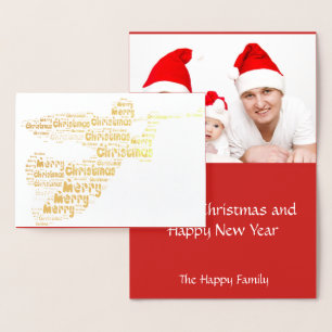 Cartes de Noël personnalisables - Ange - Huile d'o