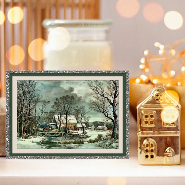 Cartes de Noël personnalisées vintages (Créateur téléchargé)