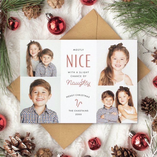Cartes de Noël photo pour enfants coquines ou amus (Créateur téléchargé)