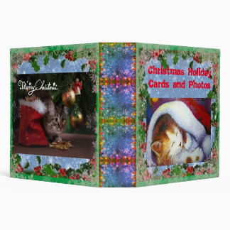 Cartes de Noël Photos album 3 Bague Classeur
