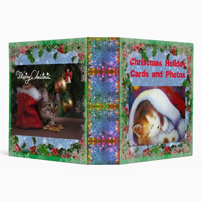 Cartes de Noël Photos album 3 Bague Classeur (Arrière-plan)