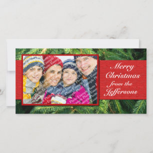 Cartes de Noël photos personnalisées Noël Noël