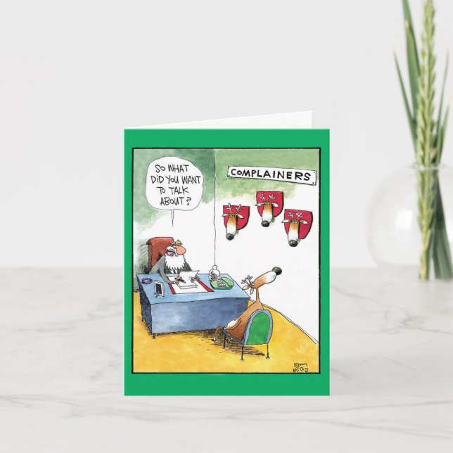 Cartes de Noël - Plainer Reindeer (Devant)