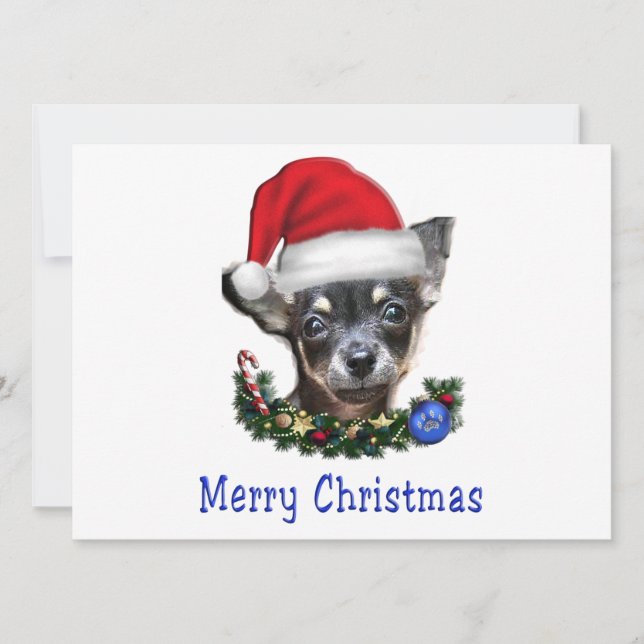 Cartes de Noël pour chiens (Devant)