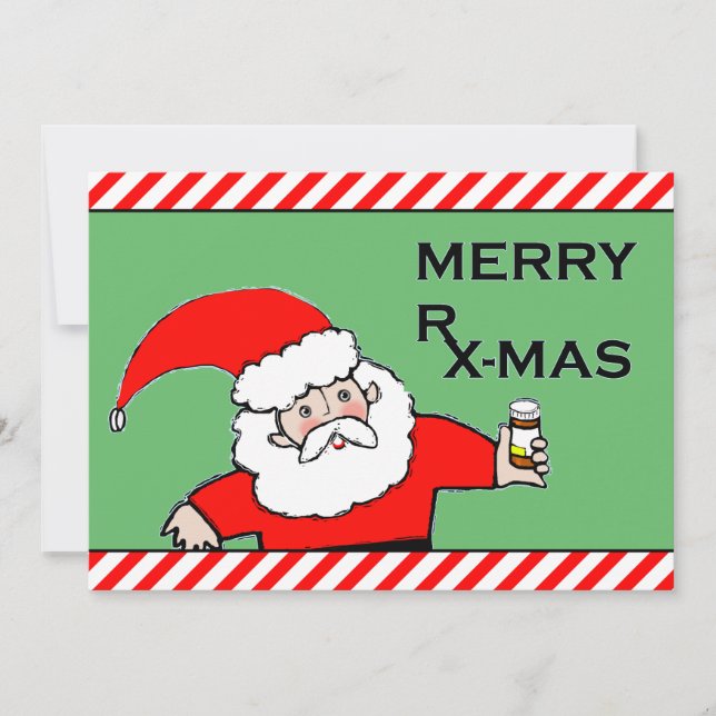 Cartes de Noël pour les fêtes de santé (Devant)