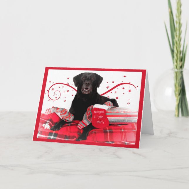Cartes de Noël pour Retriever Labrador (Devant)