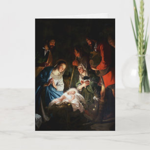Cartes de Noël religieuses   Adoration des rois 8