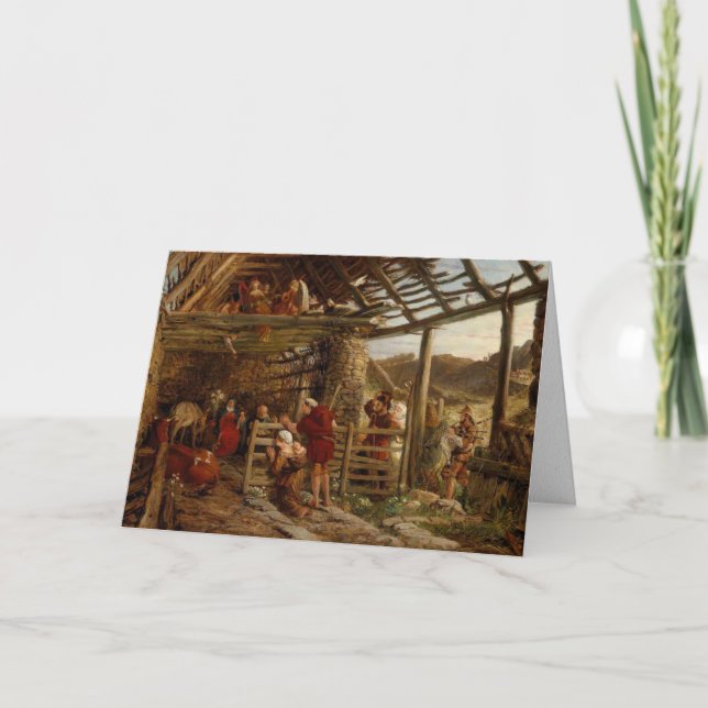 Cartes de Noël religieuses | La Nativité (Devant)